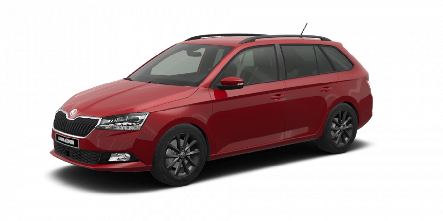 Škoda Fabia, 1,0 TSI 81 kW 6-stup. mech., barva červená