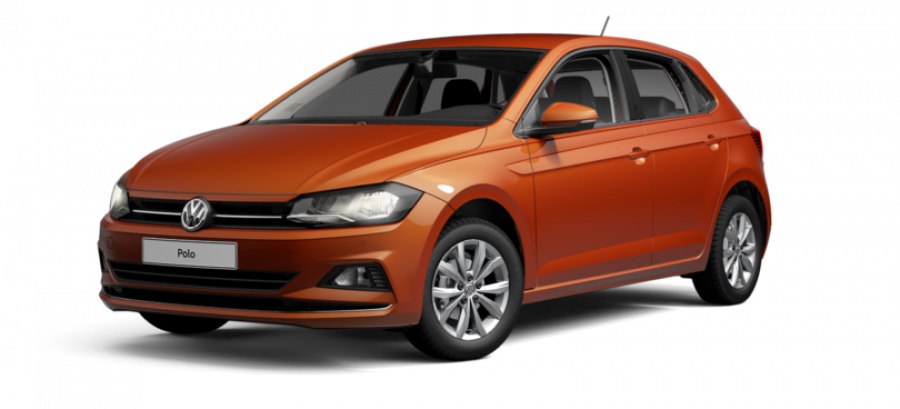 Volkswagen Polo, Highline 1,0 TSI 5G, barva oranžová