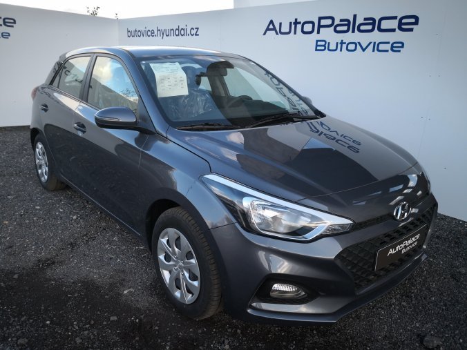 Hyundai i20, 1,25i 55 kW (95 NAT) 5 st. man, barva šedá