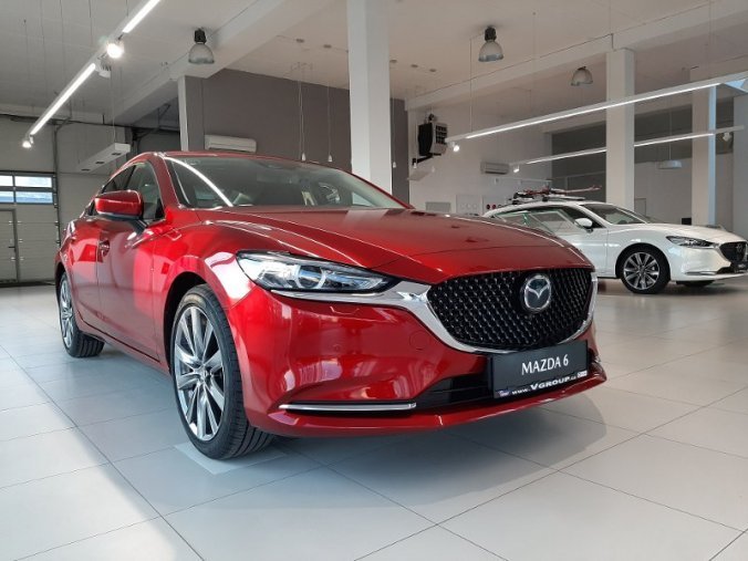 Mazda 6, 2,5i 194k A/T, barva červená