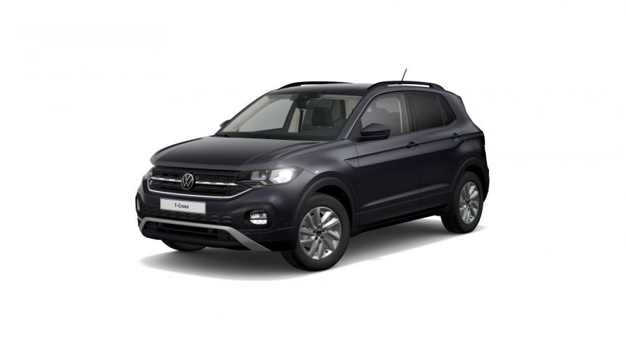 Volkswagen T-Cross, T-Cross Life 1,0 TSI 81 kW 7DSG, barva šedá