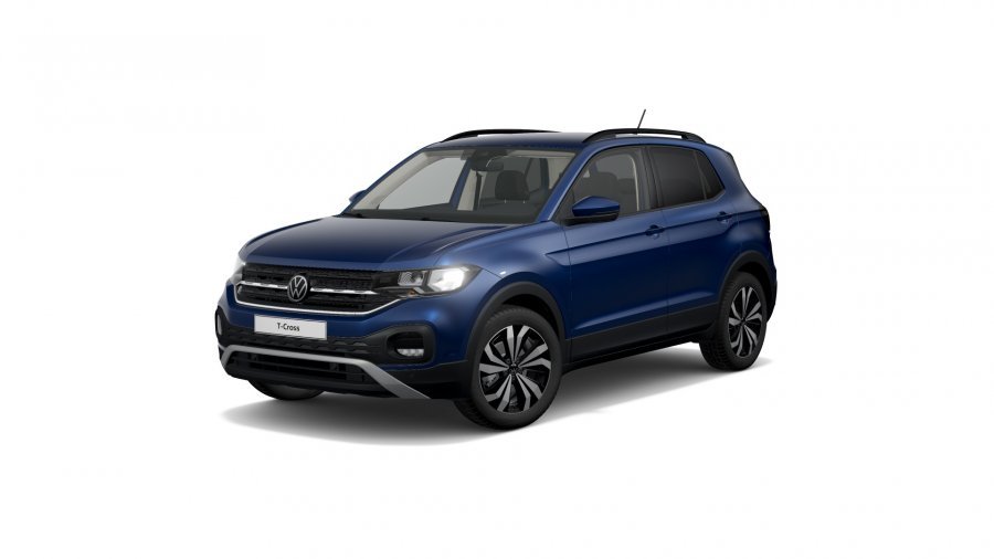 Volkswagen T-Cross, T-Cross Life 1,0 TSI 70 kW 5G, barva modrá