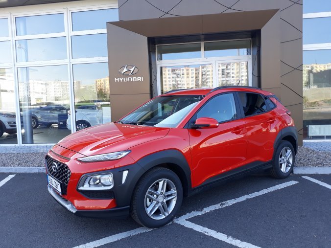 Hyundai Kona, 1,0 T-GDI 88 kW (95 NAT) 6 st. man, barva červená