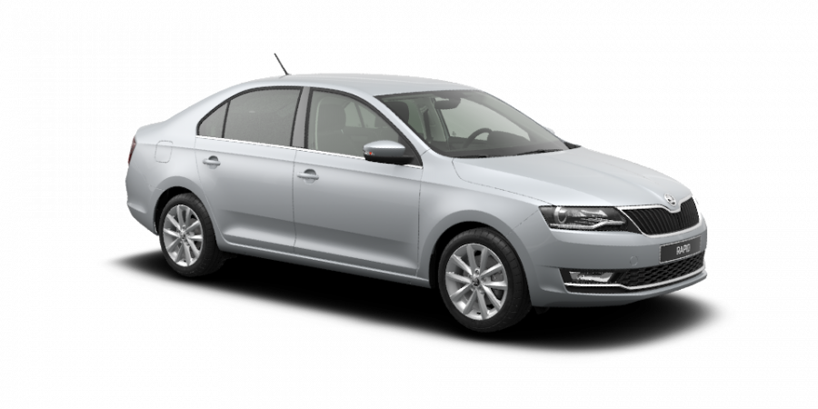 Škoda Rapid, 1,0 TSI 81 kW 6-stup. mech., barva stříbrná