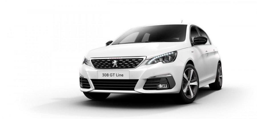 Peugeot 308, GT-line 1.2 PureTech 130k MAN6, barva bílá