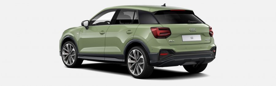 Audi Q2, Q2 S line 35 TFSI 110kW CoD, barva zelená