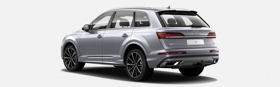 Audi Q7, Q7 S line 50 TDI quattro, barva stříbrná