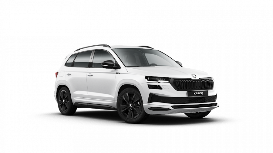 Škoda Karoq, 1,5 TSI 110 kW 7-stup. automat., barva bílá