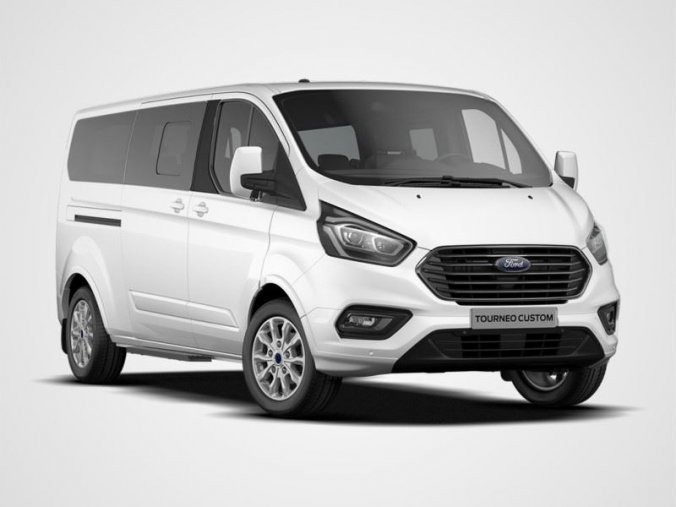 Ford Tourneo Custom, 2,0 EcoBlue (mHEV), barva bílá