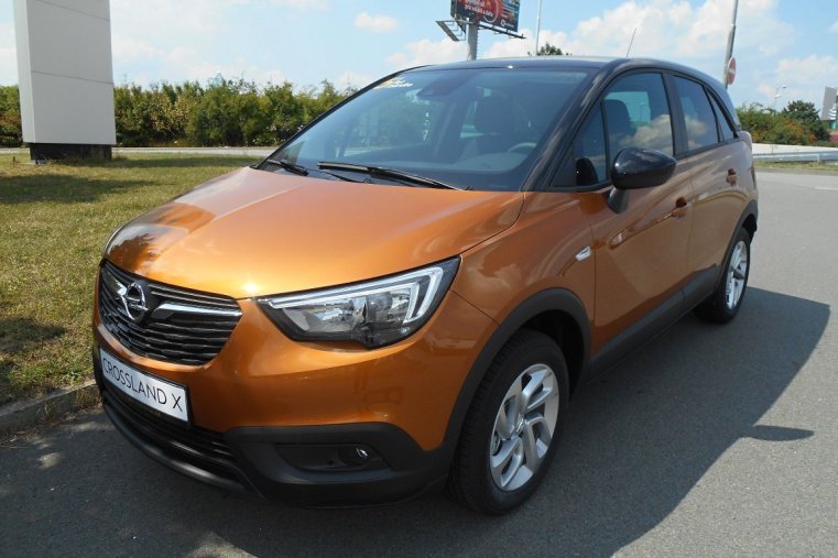 Opel Crossland X, 1.2 TURBO SMILE MT6 ALU, barva oranžová