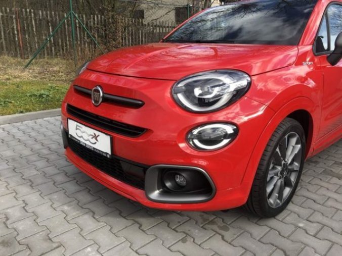 Fiat 500X, SPORT 1.0 120k, barva červená