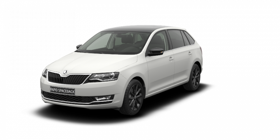 Škoda Rapid, 1,0 TSI 81 kW 6-stup. mech., barva bílá