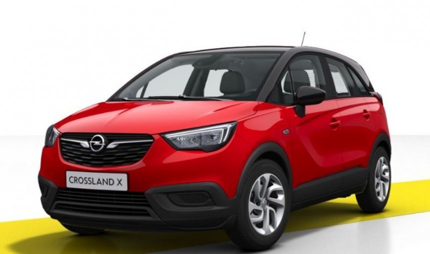 Opel Crossland X, SMILE 1,2 TURBO 81kW, barva červená