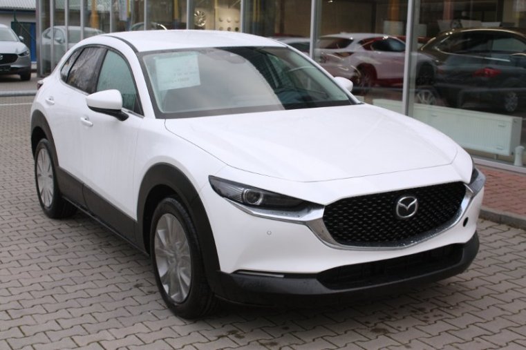 Mazda CX-30, SKYACTIV-X, barva bílá