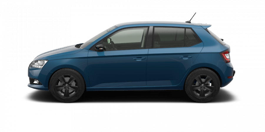 Škoda Fabia, 1,0 TSI 81 kW 6-stup. mech., barva modrá