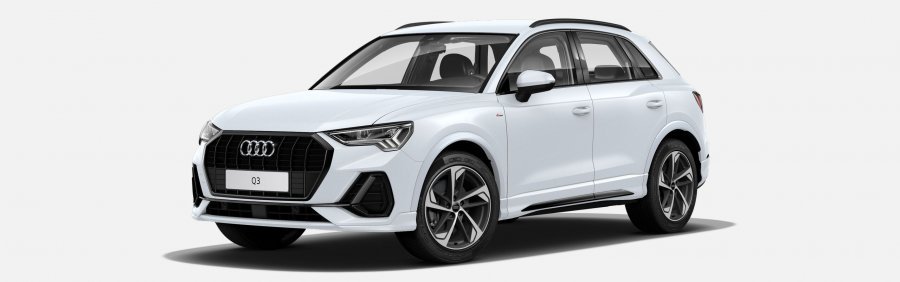 Audi Q3, Q3 S line 35 TFSI 110 kW CoD, barva bílá