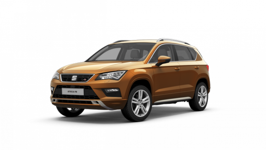 Seat Ateca, FR 2,0 TSI 190k 4WD DSG, barva oranžová