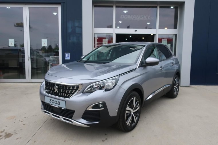 Peugeot 3008, Allure 1.2 PureTECH 130k MAN6, barva šedá