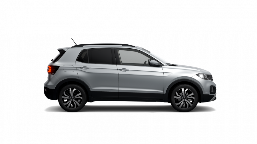 Volkswagen T-Cross, T-Cross Life 1,0 TSI 70 kW 5G, barva stříbrná