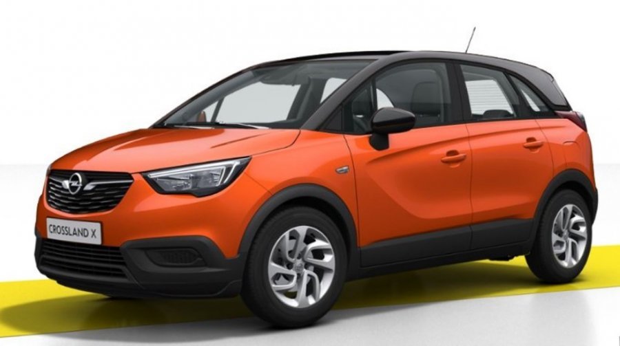 Opel Crossland X, SMILE 1,2 TURBO 81kW MT6, barva oranžová