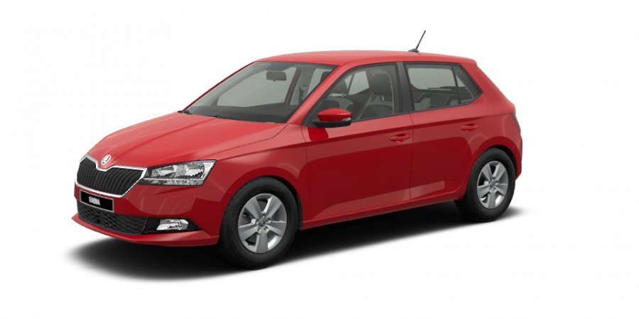 Škoda Fabia, 1,0 TSI 70 kW 5-stup. mech., barva červená