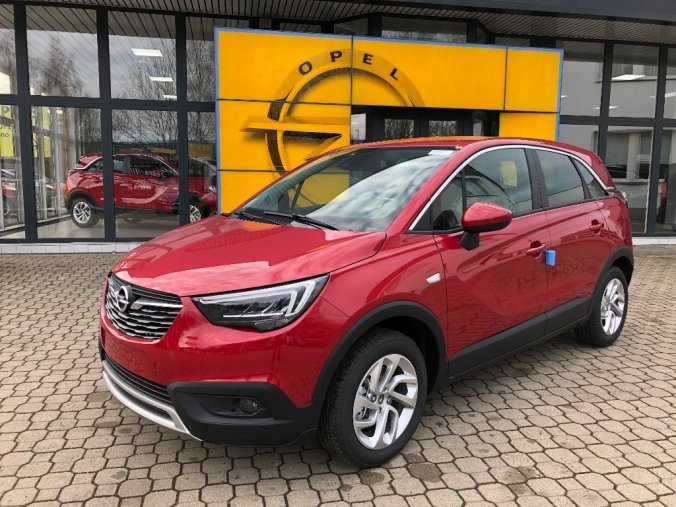 Opel Crossland X, Innovation 1.2 Turbo 96 kW, barva červená