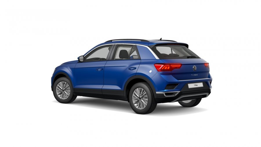 Volkswagen T-Roc, T-Roc Design 1,5 TSI ACT 6G, barva modrá