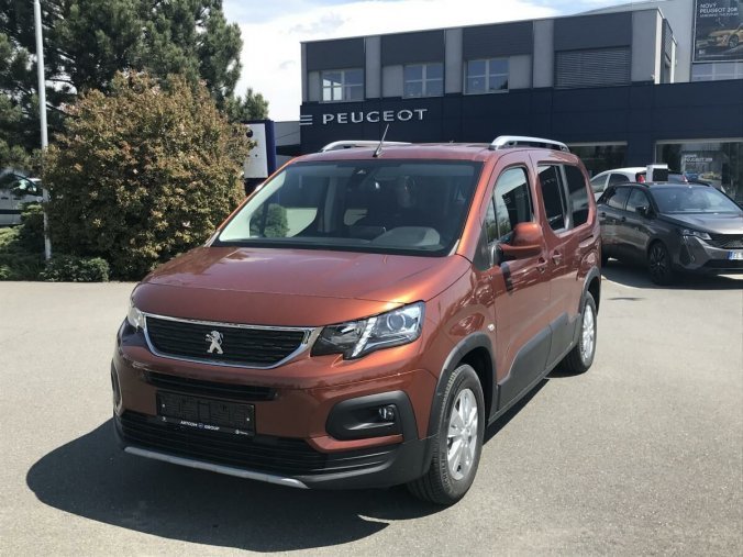 Peugeot Rifter, LONG 1.5 ALLURE PACK 130k, barva oranžová