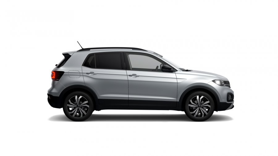 Volkswagen T-Cross, T-Cross Life 1,0 TSI 81 kW 6G, barva stříbrná