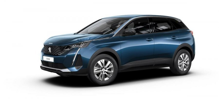 Peugeot 3008, Active Pack 1,2 130k EAT8, barva modrá