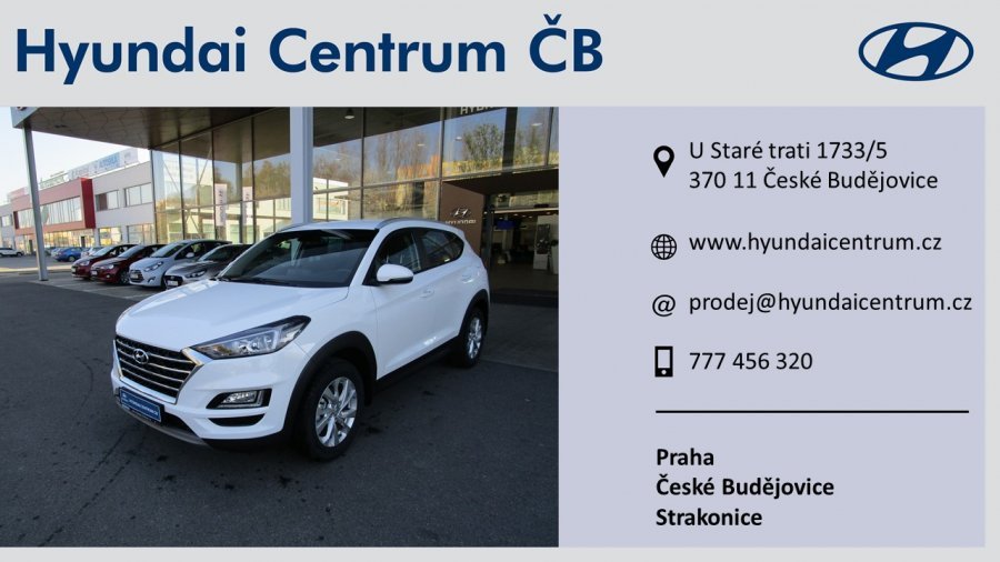 Hyundai Tucson, 1,6 T-GDi 130 kW (95 NAT) 6 st. man, barva bílá