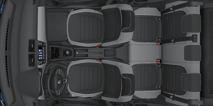 Škoda Fabia, 1,0 MPI 55 kW 5-stup. mech., barva modrá