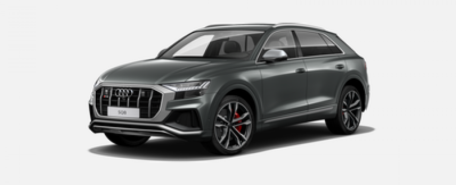 Audi Q8, S TDI 320 kW quattro, barva šedá