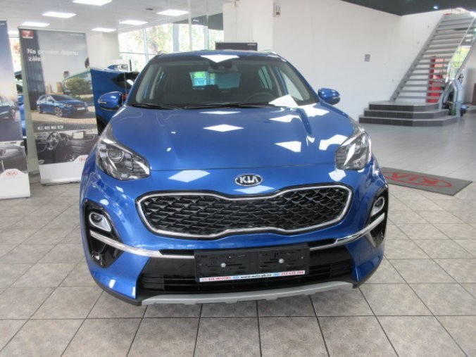 Kia Sportage, 1.6 T-GDI 7DCT 4x4 TOP, barva modrá