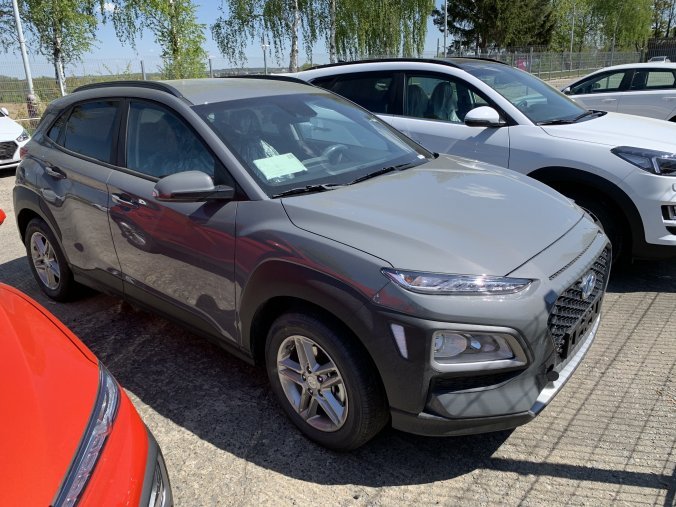 Hyundai Kona, 1,0 T-GDI 88 kW (95 NAT) 6 st. man, barva šedá