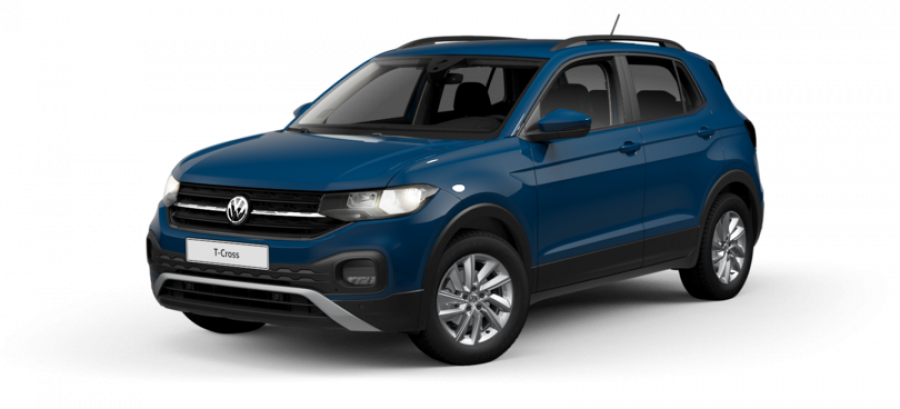 Volkswagen T-Cross, Life 1.0 TSI 70 kW 5G, barva modrá