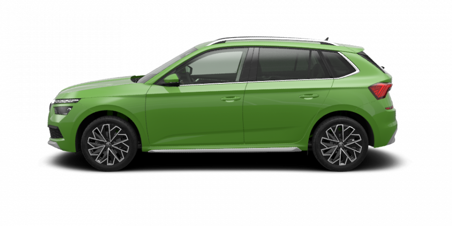 Škoda Kamiq, 1,5 TSI 110 kW 6-stup. mech., barva zelená