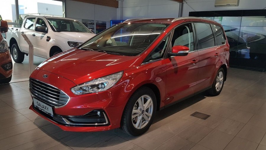 Ford Galaxy, hatchback, TITANIUM 5D 2,0 EcoBlue 140 kW / 190 k 8st. automatická, barva červená