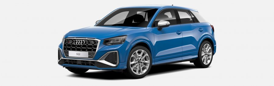 Audi Q2, SQ2 TFSI 221kW quattro, barva modrá