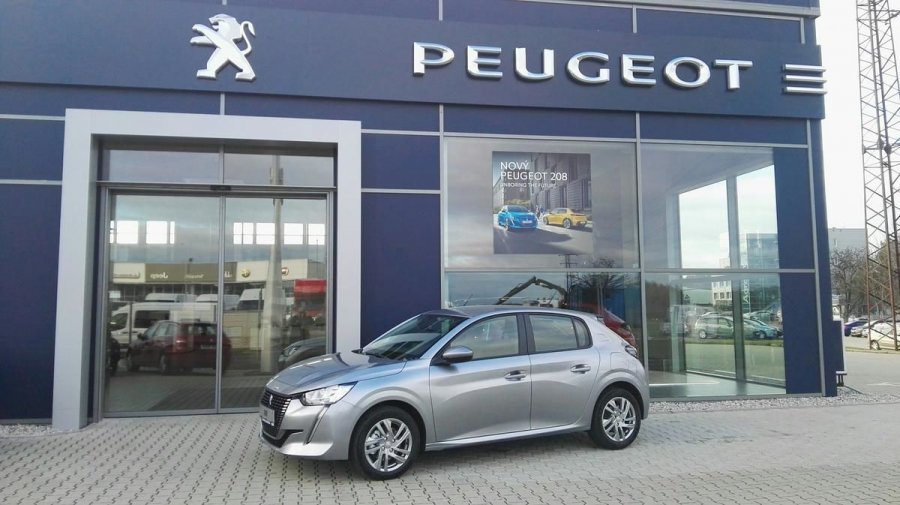 Peugeot 208, ACTIVE 1.2 100k MAN 6, barva šedá