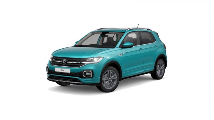 Volkswagen T-Cross, Style 1,0 TSI 85 kW 6G, barva tyrkysová