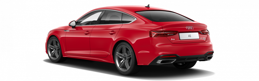 Audi A5, A5 Sportback 40 TFSI 150 kW q, barva červená