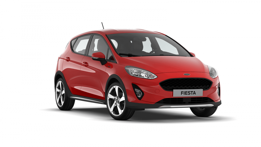 Ford Fiesta, Active, 5dveřová, 1,0 EcoBoost 70 kW/95 k, 6st. manuální, barva červená