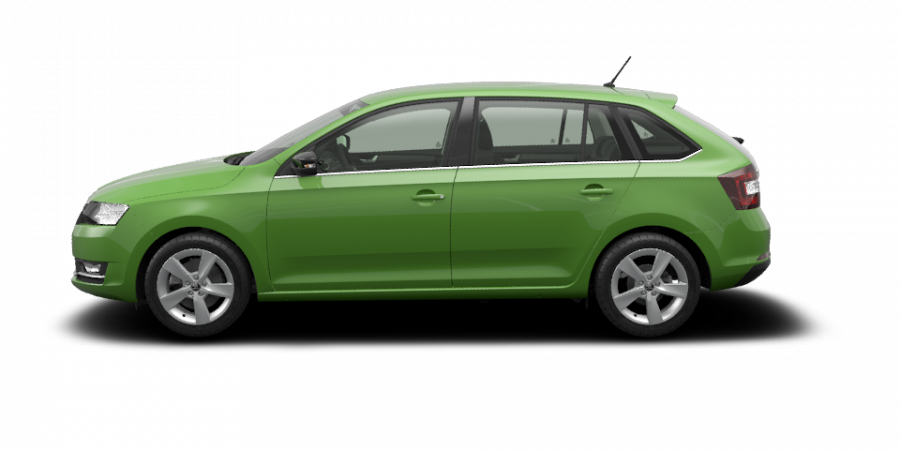 Škoda Rapid, 1,0 TSI 70 kW 5-stup. mech., barva zelená