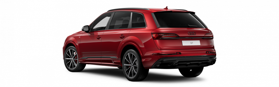 Audi Q7, Q7 S line 50 TDI quattro, barva červená