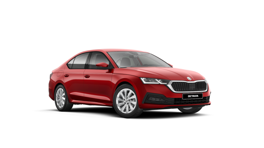 Škoda Octavia, 2,0 TDI 110 kW 6-stup. mech., barva červená