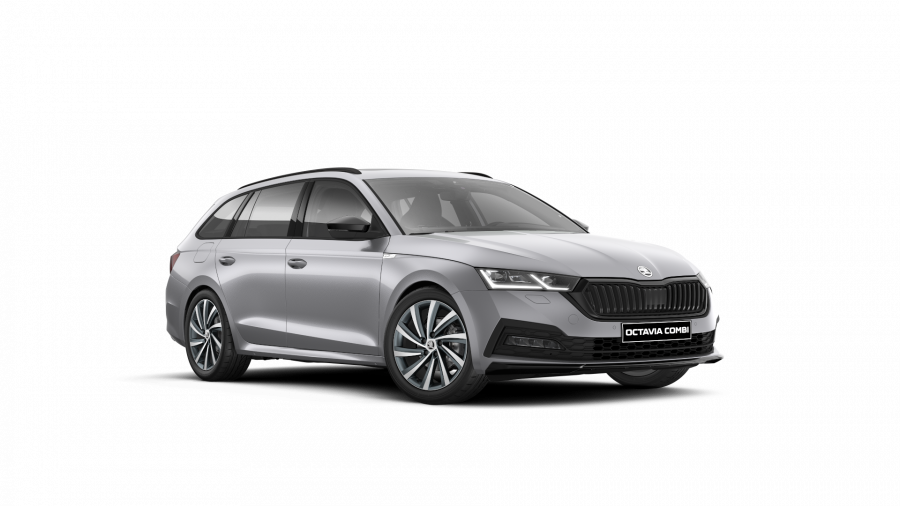 Škoda Octavia, 2,0 TDI 110 kW 7-stup. automat., barva stříbrná