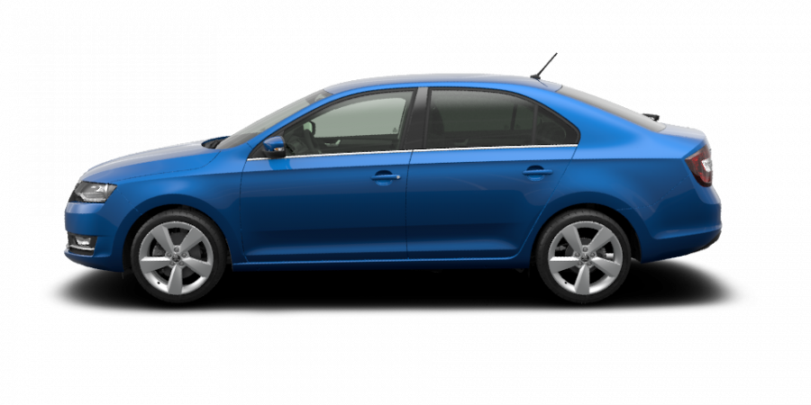 Škoda Rapid, 1,0 TSI 81 kW 6-stup. mech., barva modrá