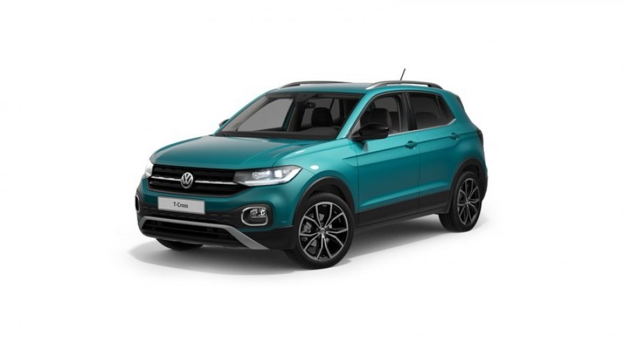 Volkswagen T-Cross, Style 1,0 TSI 85 kW 7DSG, barva tyrkysová