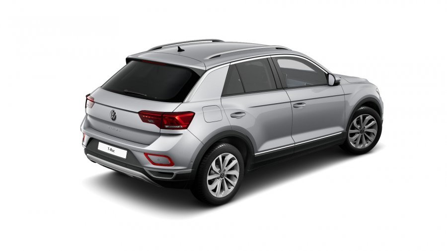 Volkswagen T-Roc, T-Roc Style 1,5 TSI 110 kW 6G, barva stříbrná